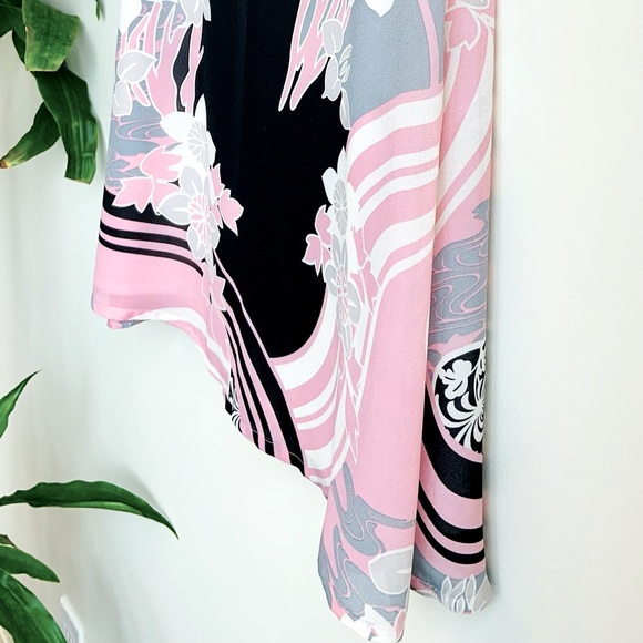 Fully Lined Feminine Light Weight Skirt, Pink, Cream, Black and Grey. - Picture 6 of 8